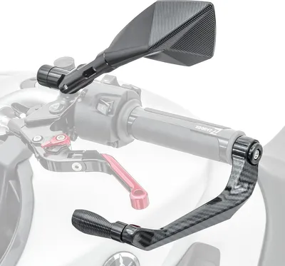 Obrázek produktu pro Sada zrcátek na řídítka motocyklu Tomahawk + chrániče páček X6 S-I1