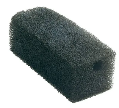 Produktbild von Filterschwamm Bluclear 03 Aktivkohle 13,5 x 5 cm schwarz