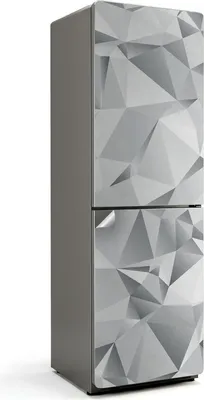 Obrázok produktu pre Abstraktný 3D vzor - Nálepka na chladničku - Nálepka na chladničku - Samolepiaca fólia na chladničku - Kuchynská dekorácia - 60x190 cm