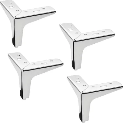 Produktbild von SOTECH Möbelfuß VICTOR 100 mm Chrom poliert – Möbelbein Stahl (4 Stück)