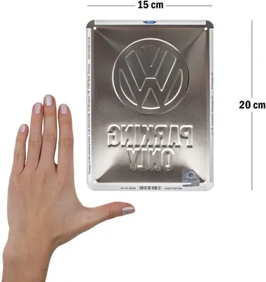 Produktbild von Nostalgic-Art - Blechschild 15x20 cm - Volkswagen - VW Parking Only