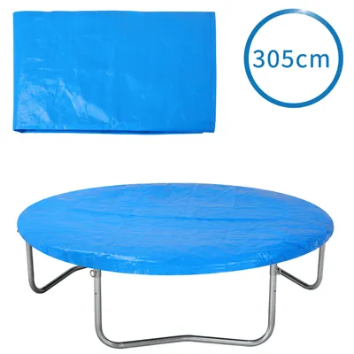 Immagine prodotto di Monzana Copertura per trampolino Ø 305 cm blu antistrappo resistente ai raggi UV ed alle intemperie telo protettivo