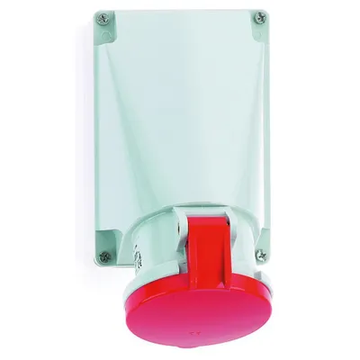 Produktbild von BALS CEE Wandsteckdose 5x63A 400V 1124 IP44 6H mit Rahmenklemme