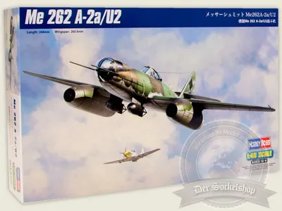 Produktbild von Hobbyboss 80377 - 1:48 Me 262 A-2a/U2- Neu