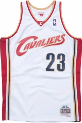 Produktbild von Mitchell & Ness Tshirts Nba Cleveland Cavaliers 0304 Lebron James Swingman, SMJYCP19209CCAWHIT03LJA, Größe: 173