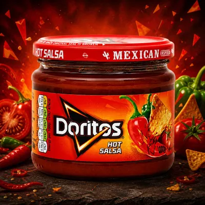 Produktbild von Doritos Dip Hot Salsa 300g (UK)