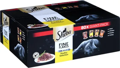 Produktbild von SHEBA Delicacy drůbeží příchutě v želé - vlhké krmivo pro kočky - 80x 85 g