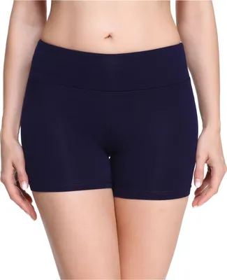 Produktbild von Merry Style Damen Shorts Radlerhose Kurze Hose Boxershorts aus Viskose MS10-284(Marineblau, S)