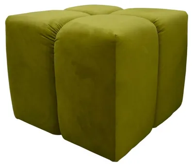 Immagine prodotto di Casa Padrino sgabello / pouf verde 60 x 60 x h. 50 cm - Mobili Soggiorno