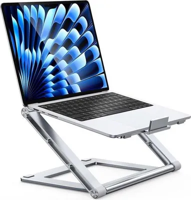 Zdjęcie produktu dla Ergonomiczna aluminiowa podkładka chłodząca pod laptopa 10–16 cali