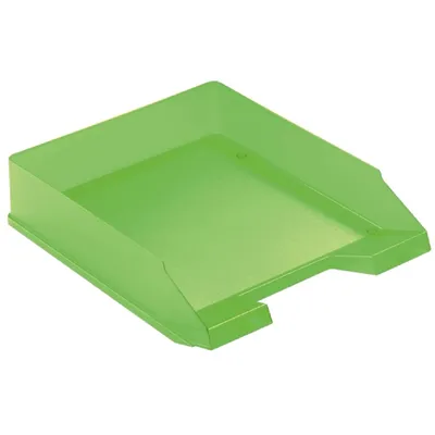Obrázek produktu pro Odkladač na dokumenty A4 Herlitz, plastový, transparentní, zelený