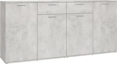 Immagine prodotto di vidaXL Credenza grigio cemento 160x36x75 cm materiale a base di legno