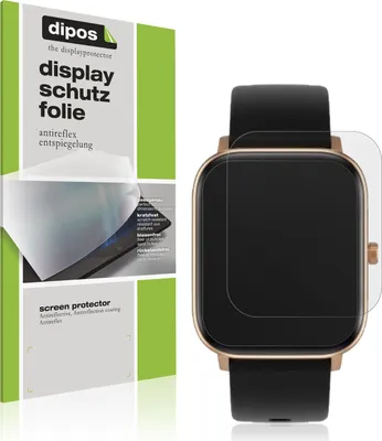 Produktbild von 6x Schutzfolie für Noise ColorFit Icon 2 matt Displayschutzfolie Folie Display Schutz dipos
