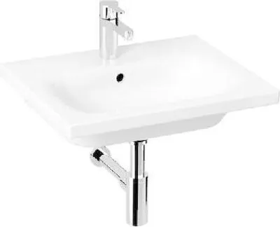 Obrázok produktu pre Jika Mio-N - Umývadlo, 550x450 mm, s prepadom, s otvorom na batériu, biela H8127120001041