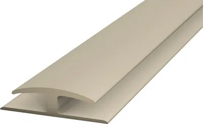 Produktbild von Prinz Einschubprofil beidseitig Weich-PVC beige selbstklebend 30 x 1000 mm