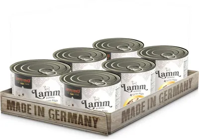 Produktbild von LEONARDO Lamm + extra Filet, 6x200 g - Katzenfutter Nassfutter Katze