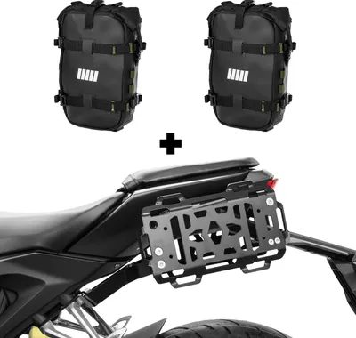 Immagine prodotto di ZIEGER Portaborse laterali inclusi SCHNORR Bumberbag S Coppia  compatibile con Honda CB 125 R