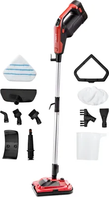 Produktbild von Iskra Dampfreiniger für alles, reinigt und desinfiziert, Dampfreiniger Boden mit Turboheizungssystem, 1300W
