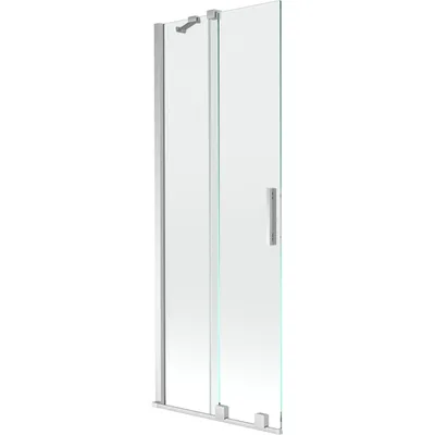 Obrázok produktu pre Mexen Velar vaňová zástena dvojkrídlová Posuvný 70 x 150 cm, Priehľadné, Chrómová - 896-070-000-01-01