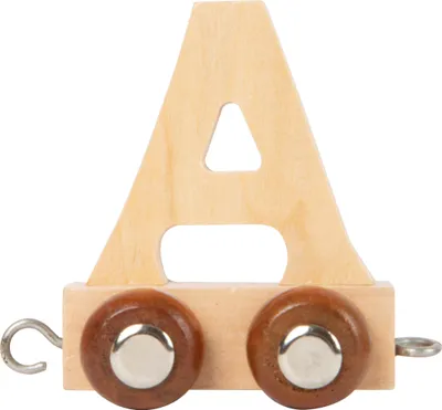 Immagine prodotto di Lettera treno legno A