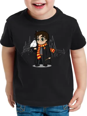 Produktbild von BaumwolleCloud Harry Chibi Kinder T-Shirt anime manga zauberei