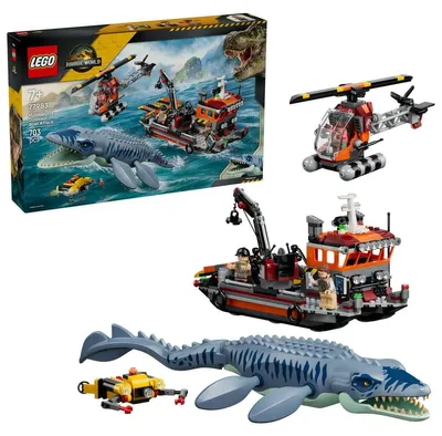 Image de Un Mosasaurus attaque un bateau