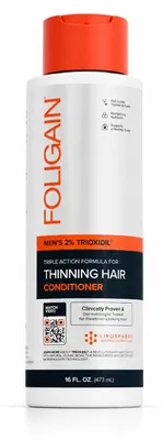 Produktbild von Conditioner, Foligain, mit Dreifachwirkung, für dünner werdendes Haar, für Männer, mit 2 % Trioxidil, 473 ml