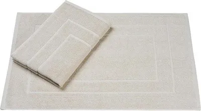 Produktbild von Famanu Badmatte 50 x 70 cm - 100% Baumwolle - Farbe: Beige
