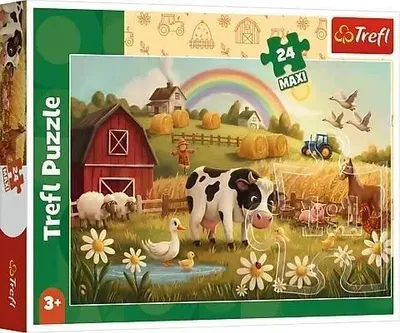 Immagine prodotto di Puzzle 24 "La mucca nella fattoria" TREFL