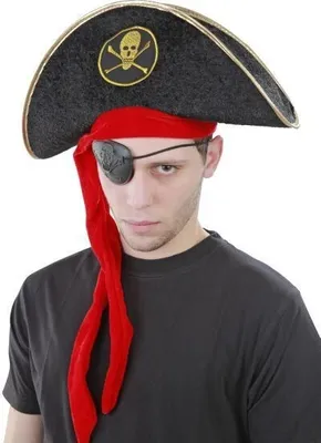 Produktbild von Piratenmütze Hut Pirat Totenschädel Seeräuber