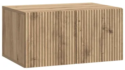 Image de Meuble TV mural vidaXL en chêne Artisan, 59,5 x 41 x 30 cm