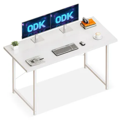 Obrázek produktu pro Psací stůl s nastavitelnými nohami, rozměry 120 x 48 cm, bílá barva
