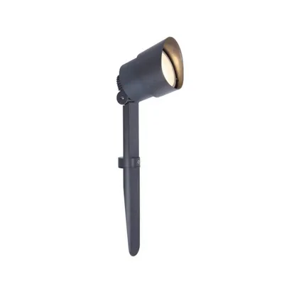 Immagine prodotto di ECO-LIGHT 6609201118 Lutec LED luce di picchetto a terra EXPLORER in fusione di alluminio antracite IP54 testa girevole con cavo di alimentazione