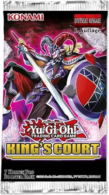 Produktbild von Yugioh - King's Court - 1 Booster - Deutsch - 1. Auflage