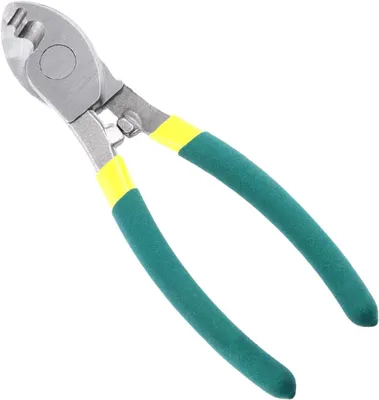 Productafbeelding van Kabelsnijder - Gereedschap Tang - Zwaar Werk - Hoge Hefboomwerking - 7.6 x 7.6 x 10.2 cm - Geelgroen