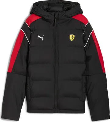 Produktbild von Puma Ferrari Sportswear Kids Mt7 Ecolite Steppjacke Schwarz 4-5 Years Jungen,Mädchen Schwarz 4-5 Years