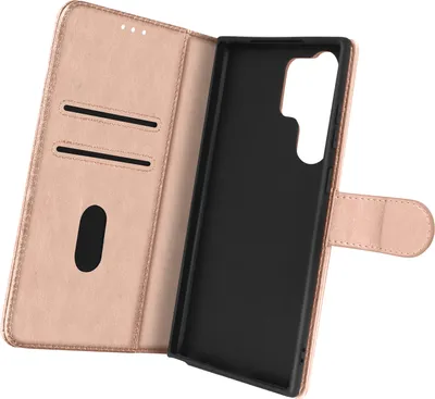 Produktbild von Avizar, Kunstleder-Klappetui mit Standfunktion für Samsung Galaxy S23 Ultra, Rosa