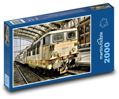 Obrázok produktu pre martinpuzzle - Puzzle 2000 - Vlak na stanici - stanica, kolaj