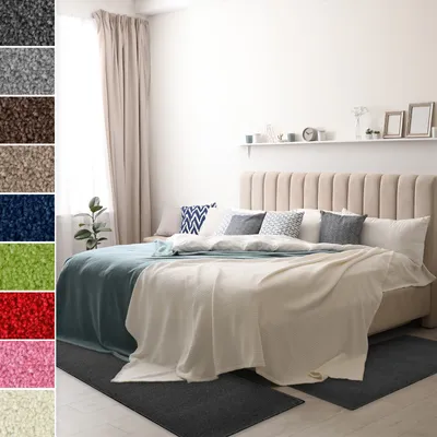 Produktbild von Bettumrandung Dynasty Anthrazit 1 Läufer 80x300 cm + 2 Brücken 80x150 cm