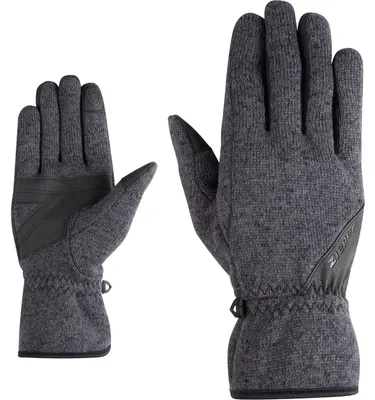 Image de ZIENER IWO-Z AS® TOUCH gant uni noir melange noir melange 7,5