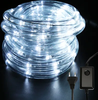 Produktbild von Peviasot LED Lichtschlauch Komplett Set mit Zubehör Lichterkette Beleuchtung Kaltweiß 40 Meter LED für Drinnen/Draußen Weihnachten Beleuchtung Dekoration Lichterschlauch
