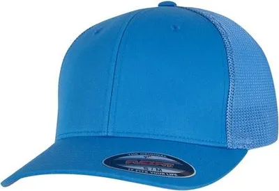 Zdjęcie produktu dla Czapka z daszkiem Flexfit Mesh Trucker niebieska - UNI
