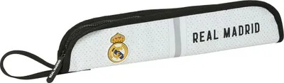 Produktbild von Flötenetui Real Madrid C.F. Weiß Grau 37 x 8 x 2 cm