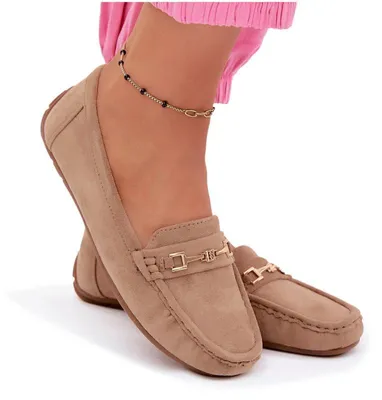 Produktbild von Damentaschenklassische Wildledermokassins Khaki Corinell 38