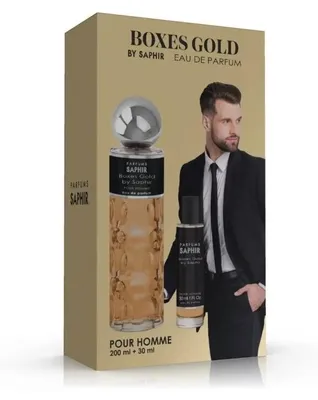 Productafbeelding van Saphir Boxes Gold Eau de Parfum Spray, 200 ml + 30 ml set