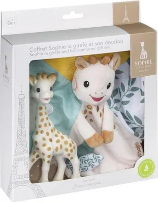 Image de Coffret Cadeau Sophie la Girafe, Doudou Sophie, Duo Iconique Bébé