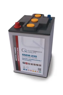 Produktbild von Q-Batteries 6SEM-230 6V 230Ah Semitraktionsbatterie