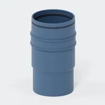 Produktbild von POLOPLAST Langmuffe, DN160, POLO-KAL XS, PP-MD, Ø160mm, blau, 1 Stk.