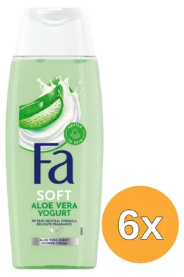 Productafbeelding van 6x Fa Douchegel Aloe Vera Yoghurt (250 ml)