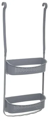 Produktbild von 5five Simply Smart Duschregal mit 2 Ebenen, PP-Kunststoff, TPE, Grau, 160922B